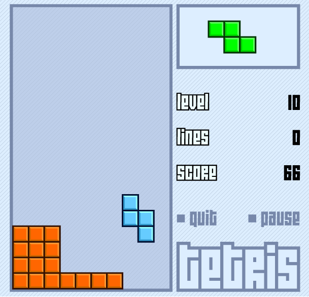 Tetris Online Game (Blokken), spelen